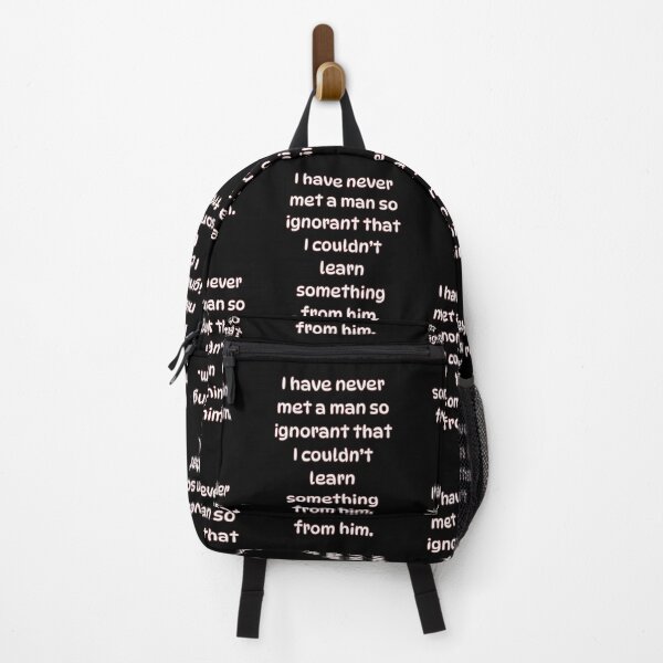 Item preview, I Have Never Met A Man So Ignorant That I Couldnt Learn Something From Him. Uplifting Galileo Galilei Quote designed and sold by Rebel-Design.