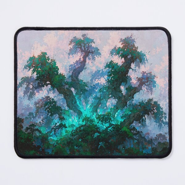 Item preview, Beautiful glowing old tree stretched in forest designed and sold by Serene Scapez.