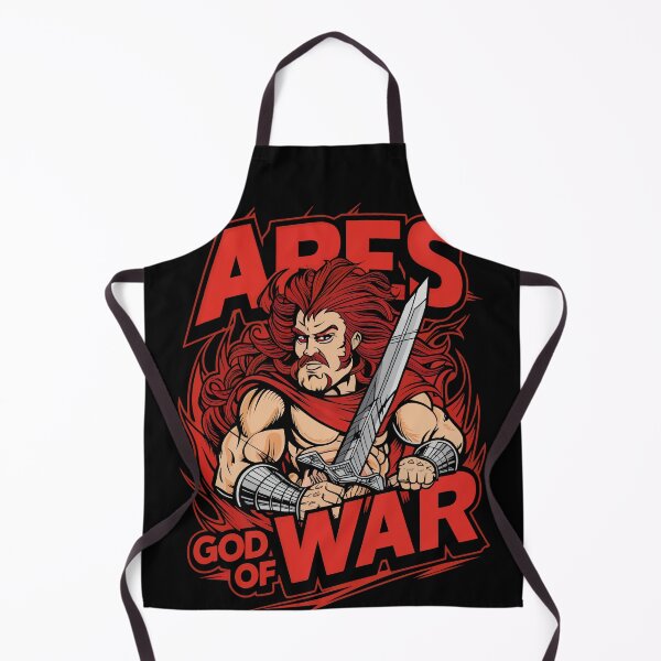Artikelvorschau, Ares, Gott des Krieges, antike griechische Mythologie, mächtiger Ares, Kriegergeist entworfen und verkauft von Quirky Shirts.