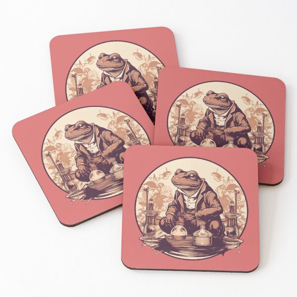 Item preview, Vintage Frog Alchemist designed and sold by TeaTimePrints.