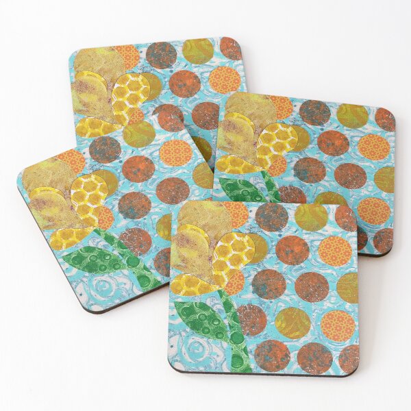 Item preview, Modern dot floral art designed and sold by Art by Leanne P / Leanne Poellinger.