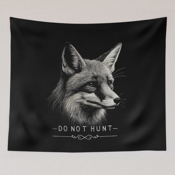 Item preview, Do not hunt, fox, foxes, cute fox, foxy, fennec fox, cunning, sly fox, fox coffee designed and sold by CrisMor-Art.