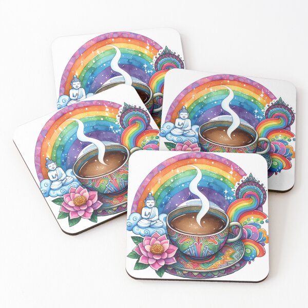 Item preview, Coffee with a Rainbow Chaser designed and sold by CAutumnTrapp.