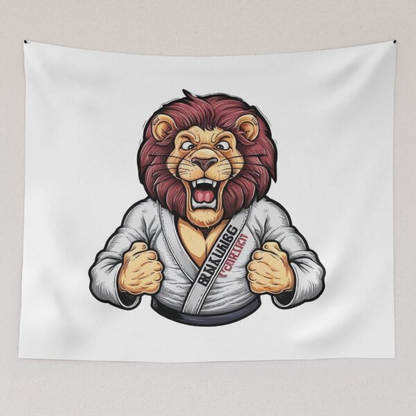 Item preview, Lion BJJ Wearing GI Brazilian Jiu jitsu designed and sold by Martial-Art-23.