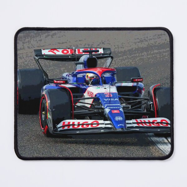 Item preview, Daniel Ricciardo racing his 2024 F1 race car abstract designed and sold by Rodissimus1984.