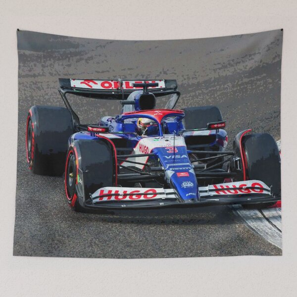 Item preview, Daniel Ricciardo racing his 2024 F1 race car abstract designed and sold by Rodissimus1984.