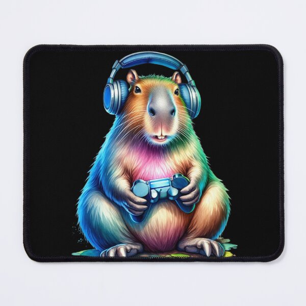 Item preview, Capybara gamer designed and sold by MilkyForest.