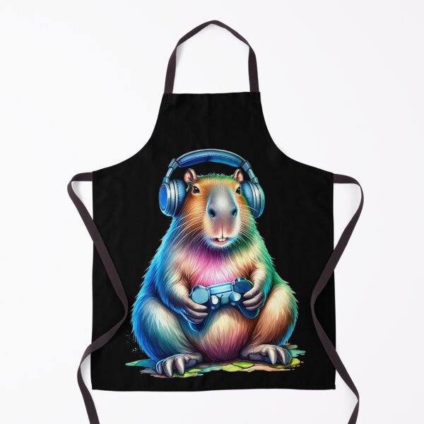 Item preview, Capybara gamer designed and sold by MilkyForest.
