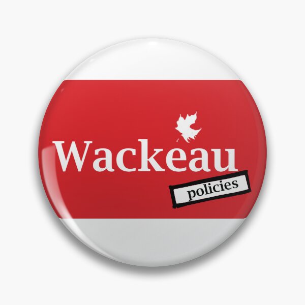 Item preview, Wackeau Policies (red background) designed and sold by TruelyMad.