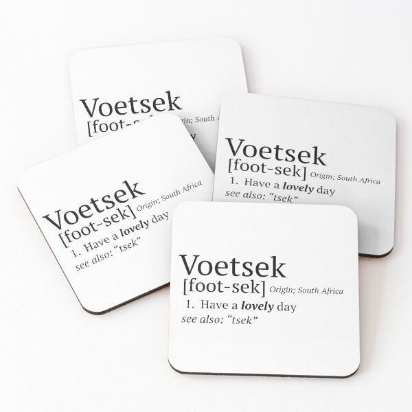 Item preview, Voetsek South African Slang Dictionary Entry designed and sold by baranskini.