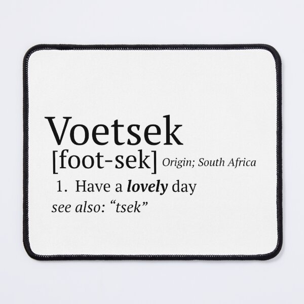 Item preview, Voetsek South African Slang Dictionary Entry designed and sold by baranskini.