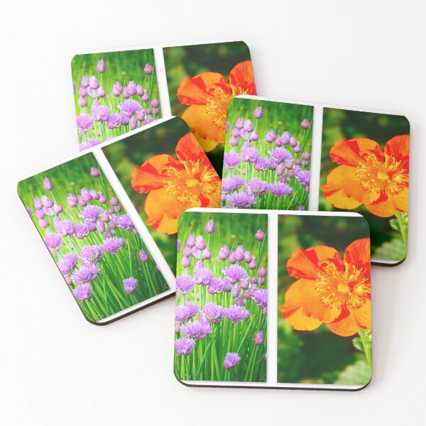 Item preview, Echte Nelkenwurz (Geum urbanum) und Schnittlauchblüten (Chive flowers) designed and sold by angel1.