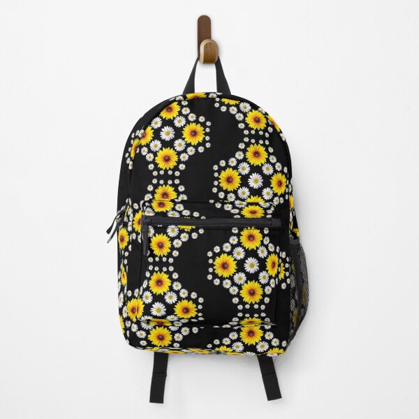 Item preview, Sunflower flower with daisies and lilies floral pattern designed and sold by rhnaturestyles.