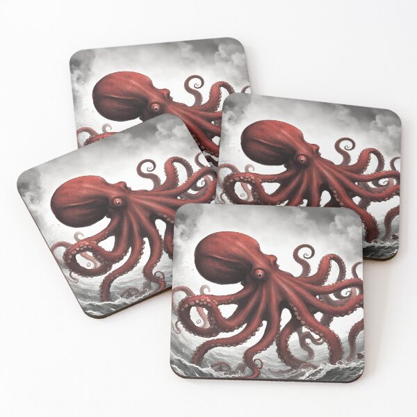 Item preview, Red Octopus  designed and sold by Tyler Cressler.