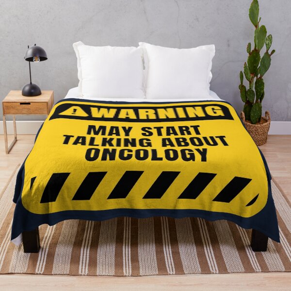 Item preview, Oncology Lovers Warning Sign designed and sold by MaryAller.
