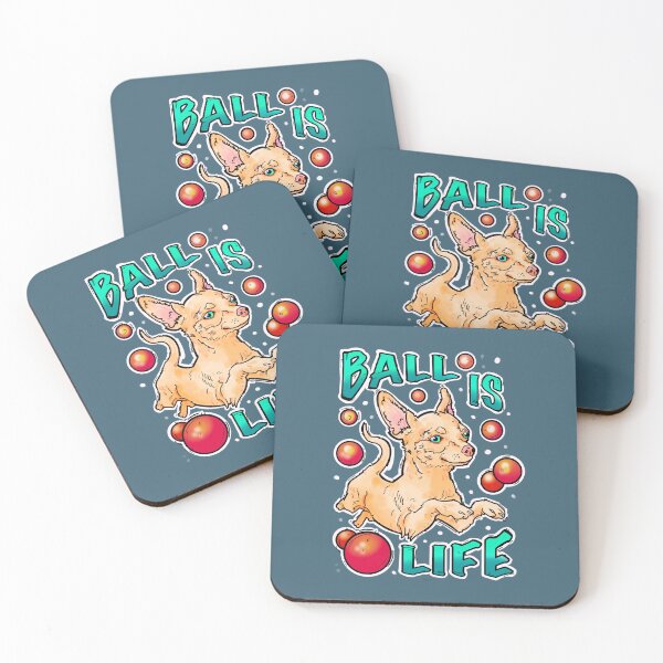 Item preview, Ball is life, cute chihuahua playing with balls designed and sold by weilertsen.