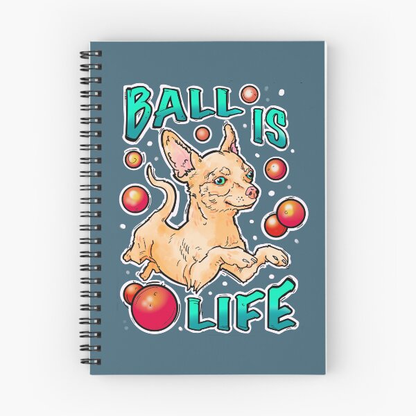 Item preview, Ball is life, cute chihuahua playing with balls designed and sold by weilertsen.