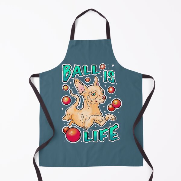 Item preview, Ball is life, cute chihuahua playing with balls designed and sold by weilertsen.