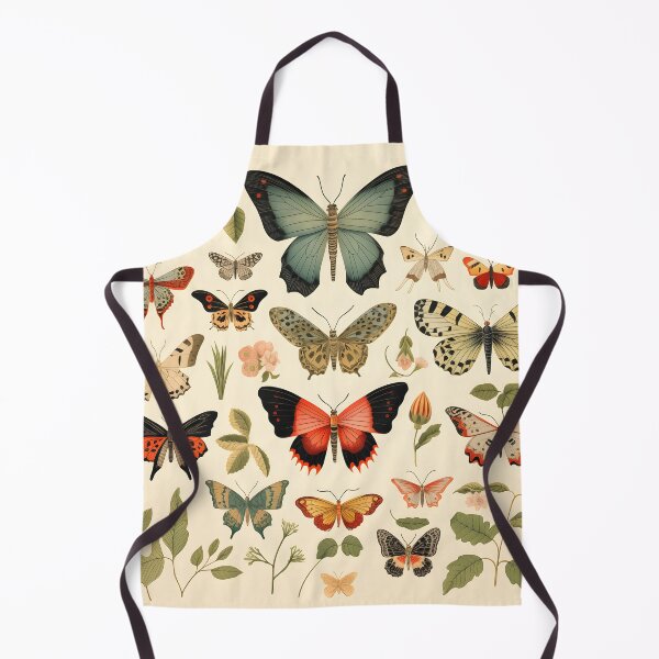 Item preview, Vintage Moths & Butterflies designed and sold by TeaTimePrints.