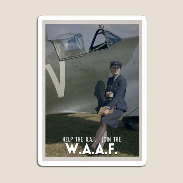 Aperçu de l'œuvre Aidez la R.A.F, rejoignez la W.A.A.F. créée et vendue par Paul Rowland.