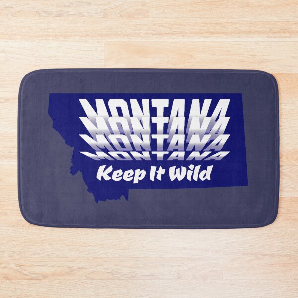 Item preview, 406 Montana : Keep It Wild (flip text, fade to blue) 2 designed and sold by Gilby-Designs.