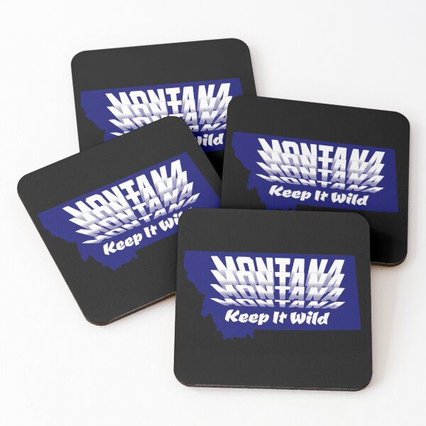 Item preview, 406 Montana : Keep It Wild (flip text, fade to blue) 2 designed and sold by Gilby-Designs.