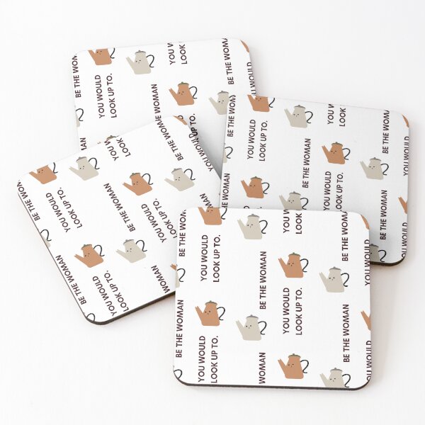 Item preview, BE THE WOMAN YOU WOULD LOOK UP TO | Motivation and Inspiration | Cute Character Illustrations | Simple Design designed and sold by RM-Journey.