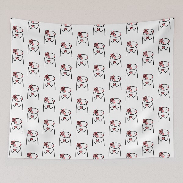 Item preview, Cute girl flork meme with flowers in head designed and sold by nickardi.