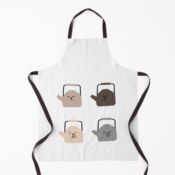 Item preview, Adorable Teapots with Bear and Puppy Faces | Cartoon Teapots with Minimalist Animal Designs | Soft Colors designed and sold by RM-Journey.