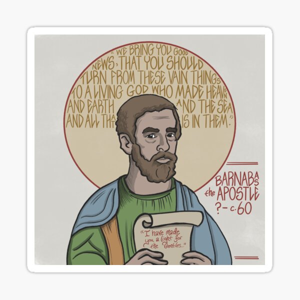 Item preview, Barnabas the Apostle designed and sold by LansingCreative.