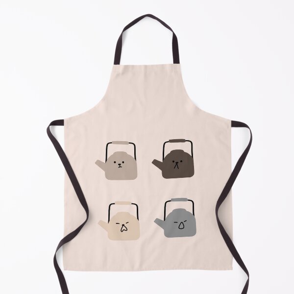 Item preview, Adorable Teapots with Bear and Puppy Faces | Cartoon Teapots with Minimalist Animal Designs | Pastel Background designed and sold by RM-Journey.