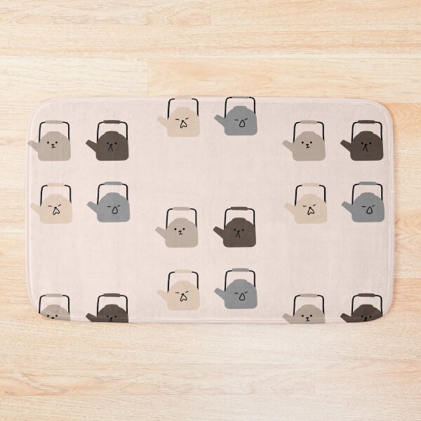 Item preview, Adorable Teapots with Bear and Puppy Faces | Cartoon Teapots with Minimalist Animal Designs | Pastel Background designed and sold by RM-Journey.