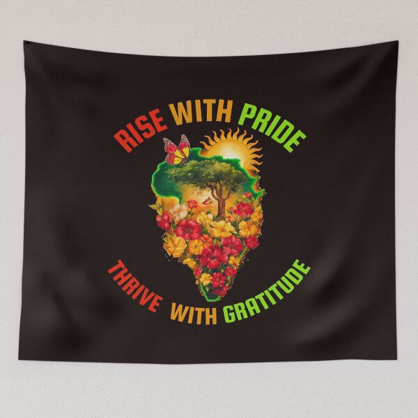 Item preview, Rise with Pride, Thrive with Gratitude designed and sold by elynne9.