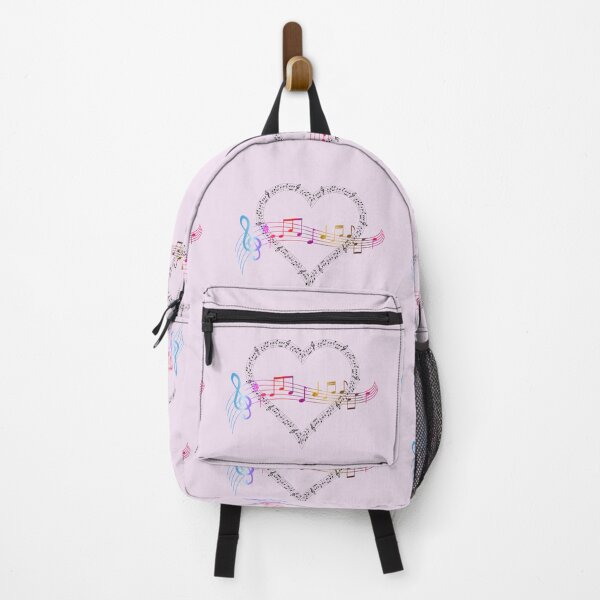 Item preview, Heart Music Everywhere With A Colorful Staff  designed and sold by BrightrDayMusicArt.