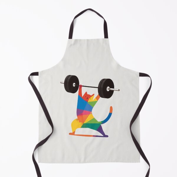 Item preview, Colorful Cat Deadlift Bodybuilder designed and sold by SweetClicks123.
