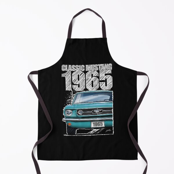 Item preview, Drive That Classic featuring the Iconic 1965 Ford Mustang in Pagoda Green (Dark Background) designed and sold by Petrolhead T-Shirts and Art.