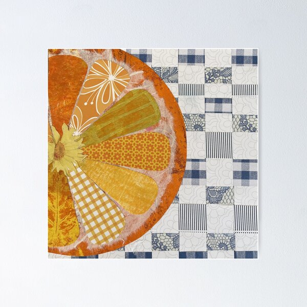 Item preview, orange ya' glad art designed and sold by Art by Leanne P / Leanne Poellinger.