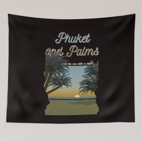 Item preview,  Sunset Serenity: Phuket Palms  designed and sold by MY-DesignStudio.
