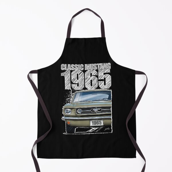 Item preview, Drive That Classic featuring the Iconic 1965 Ford Mustang in Honey Gold Poly (Dark Background) designed and sold by Petrolhead T-Shirts and Art.