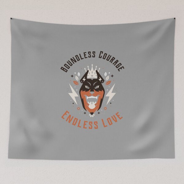 Item preview, Boundless Courage Doberman Pinscher Dobie Velcro Dog designed and sold by SvenJ94.