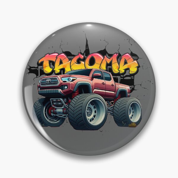 Item preview, Toyota Tacoma Monster Truck Graffiti designed and sold by FlatSixGraphics.