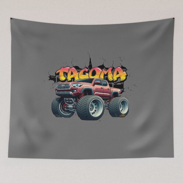 Item preview, Toyota Tacoma Monster Truck Graffiti designed and sold by FlatSixGraphics.