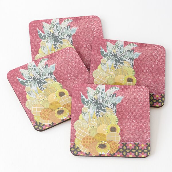 Item preview, Pineapple polka dot art designed and sold by Art by Leanne P / Leanne Poellinger.