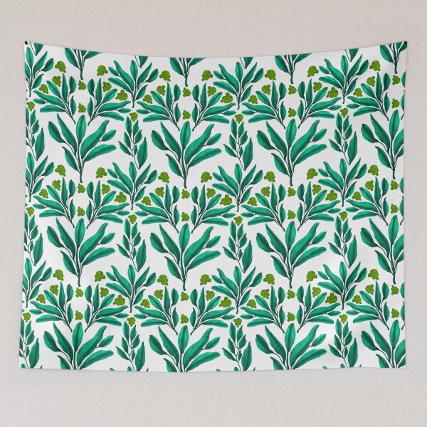 Item preview, Turquoise Garden Border designed and sold by Larify.
