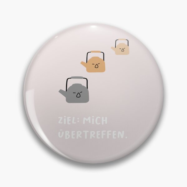 Item preview, Ziel: mich übertreffen | Motivation and Inspiration | Cute Character Illustrations | Simple Design designed and sold by RM-Journey.