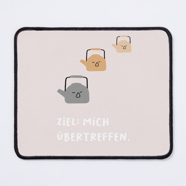 Item preview, Ziel: mich übertreffen | Motivation and Inspiration | Cute Character Illustrations | Simple Design designed and sold by RM-Journey.