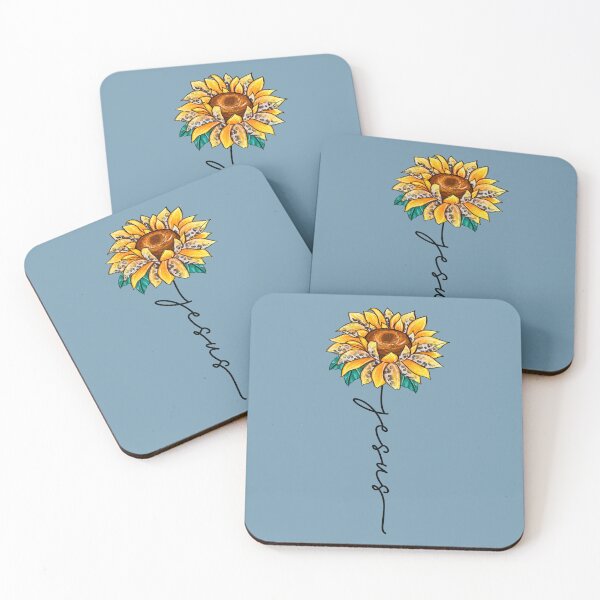 Item preview, Jesus sunflower designed and sold by WideIsTheGate.