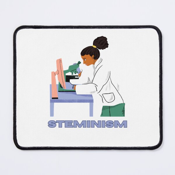 Item preview, Steminism Support Women in Science Woman in Lab Coat designed and sold by julyperson.