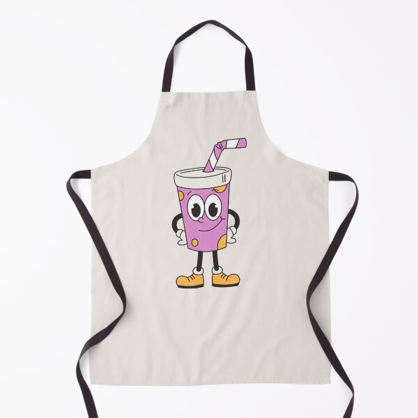 Item preview, Groovy character. Funny vintage mascot, paper drink cup with straw designed and sold by ElenaKud.