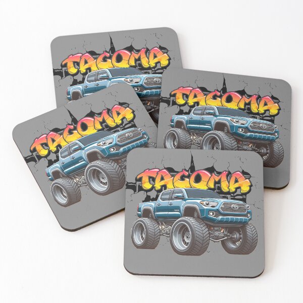 Item preview, Toyota Tacoma Monster Truck Graffiti designed and sold by FlatSixGraphics.